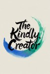 LOGO Green and Blue Swoop artistically surrounding the Title “The Kindly Creator"